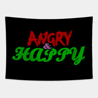 ANGRY/HAPPY Tapestry