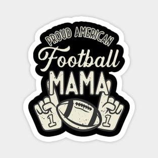 Proud Football Mama American football Ladies Magnet