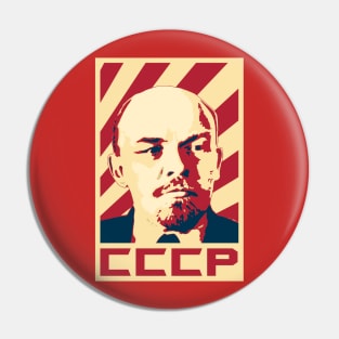 Vladimir Lenin CCCP Retro Propaganda Pin