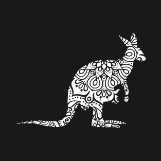 Australia Floral Kangaroo T-Shirt