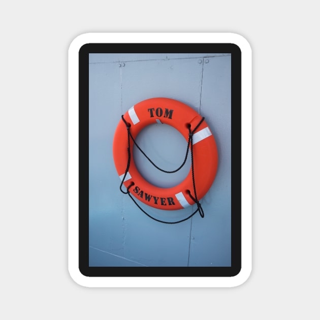 Tom Sawyer lifebuoy Magnet by sma1050