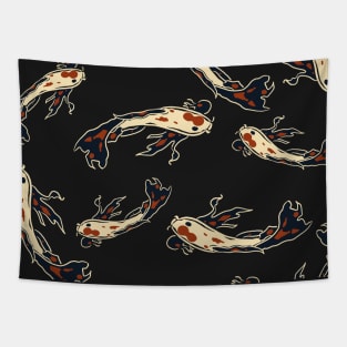 Koi Fish Pattern Tapestry