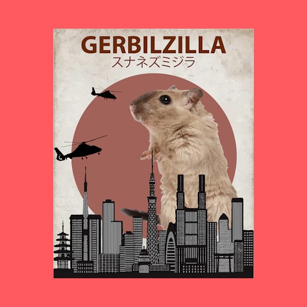 Gerbilzilla - Giant Gerbil Monster by Animalzilla