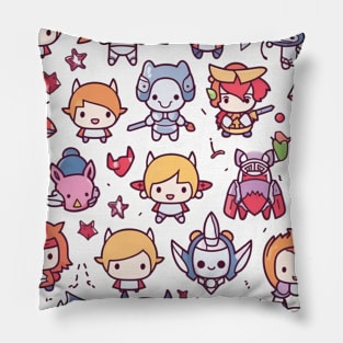 Adorable Anime Characters - Enchanting Kawaii Magic Pillow