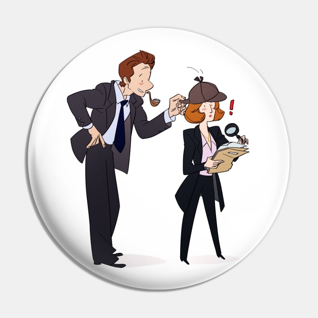 X files Sherlock Holmes Pin by tumblebuggie