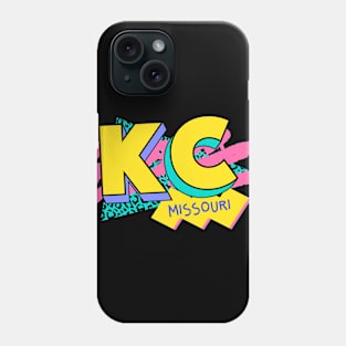 Kansas City, Missouri Retro 90s Logo Phone Case