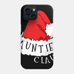 Auntie Claus Santa Hat Christmas Matching Family Pajama Phone Case