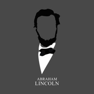 Abraham Lincoln - Minimalist Portrait T-Shirt