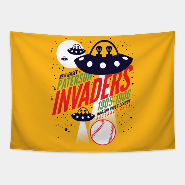 Paterson Invaders Tapestry by MindsparkCreative