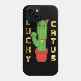 Lucky Catus Cat And Cactus Pun Phone Case