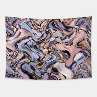 Funky coloured Cartesian pebbles Tapestry