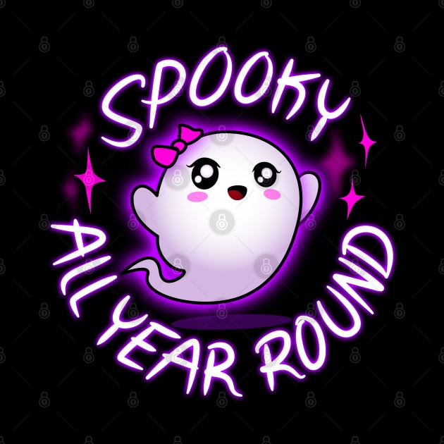 Cute Ghost Spooky All Year Round by PnJ