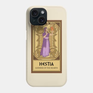 Hestia Tarot Card Phone Case
