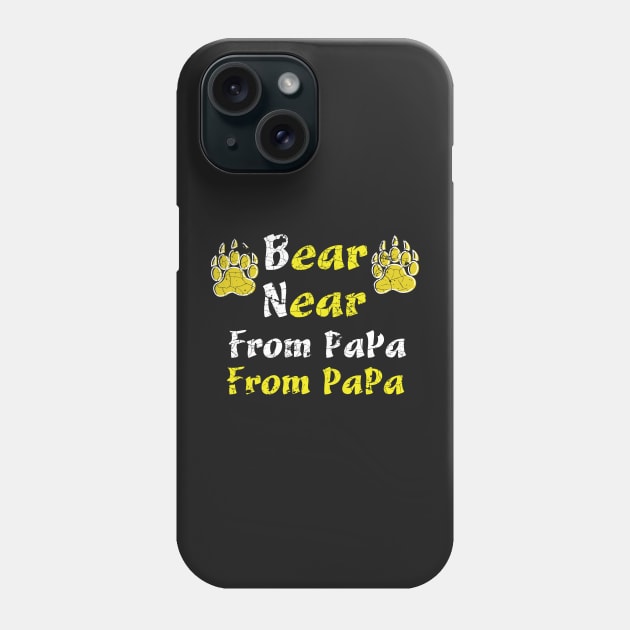 Funny Bear PaPa Gift Idea - Fresh tees Papa Bear T-Shirts Phone Case by WassilArt