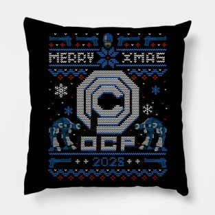 Happy Robo Xmas Pillow