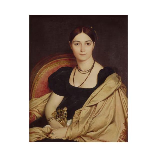 Portrait De Madame Duvaucey by Jean-Auguste-Dominique Ingres by Classic Art Stall