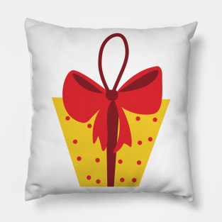 RED YELLOW GIFT TEXTURE Pillow