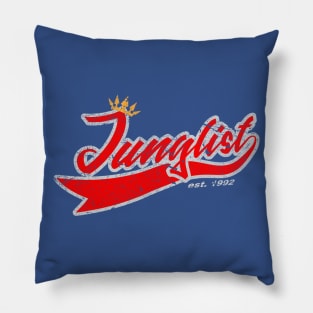 Team Junglist Crown Red Pillow