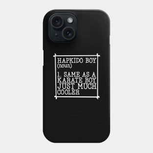 Hapkido boy Phone Case