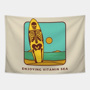 ENJOYING VITAMIN SEA Tapestry