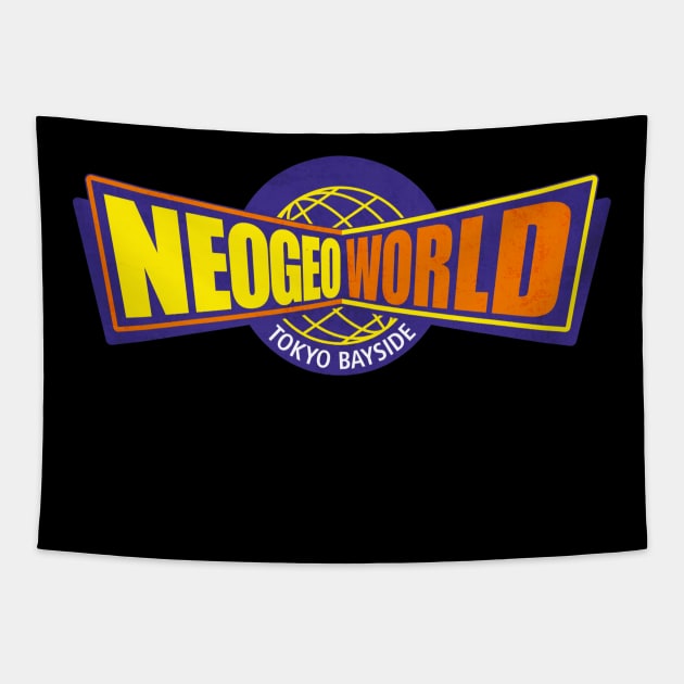 Neo Geo World Tapestry by Super Retro City