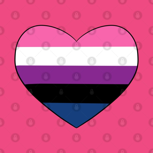 Genderfluid Heart by smolbees