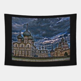 The Kremlin and The Cathedral. Rostov Velikiy. Russia. Tapestry