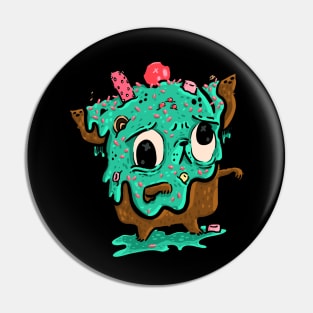 Zombie Ice Cream Bub Pin