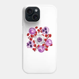 White Blood Cell Phone Case