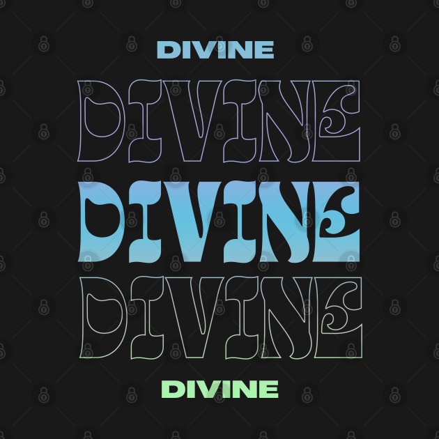 Devine // Typography Fan Art Design by bambangbuta