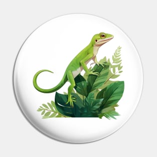 green anole Pin