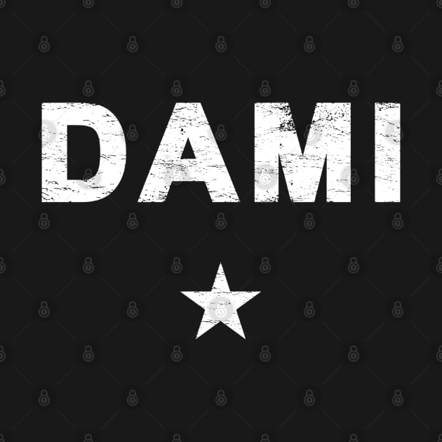 Dami Minimalist Star Retro T-Shirt by Dad's T-Shirt Stash