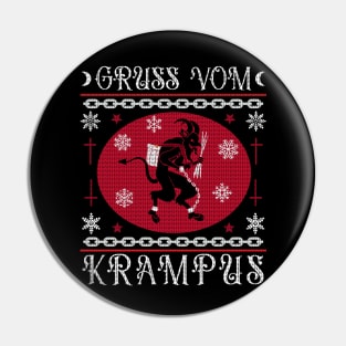 Gruss Vom Krampus Pin