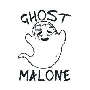 Ghost Malone Boo Ghost Halloween T-Shirt