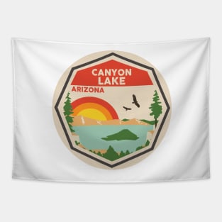 Canyon Lake Arizona Colorful Scene Tapestry