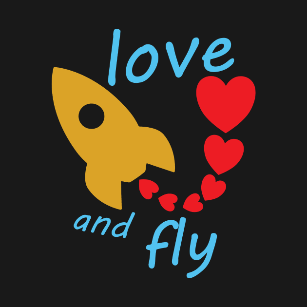 Love and fly - Valentine by SpassmitShirts
