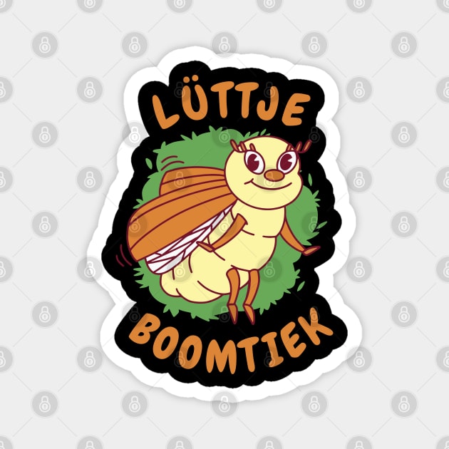 Lüttje Boomtiek Kleiner Maikaefer Magnet by DormIronDesigns