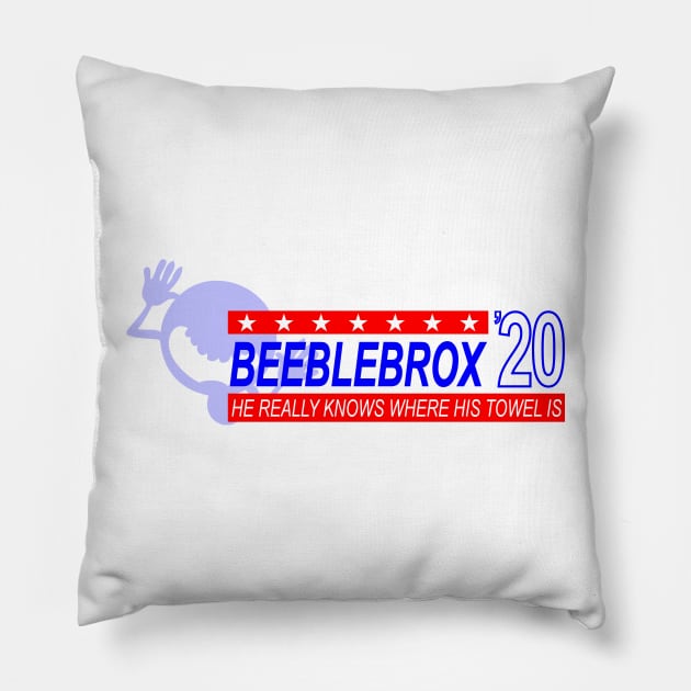 Beeblebrox Campaign Pillow by GrumpyVulcanCampaign