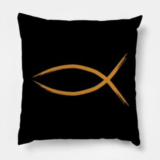 Ichthys Fish Christianity Pillow