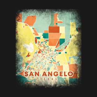 San Angelo Texas US map T-Shirt