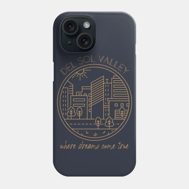 Del Sol Valley Phone Case by Slightly Unhinged