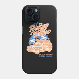 Fort Walton Beach Florida Surfing Paradise Phone Case