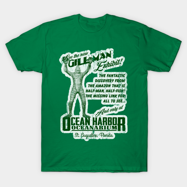 Ocean Harbor Oceanarium, distressed - The Creature From The Black Lagoon - T-Shirt