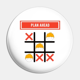 Plan Ahead Set Up For Success Boy Pin