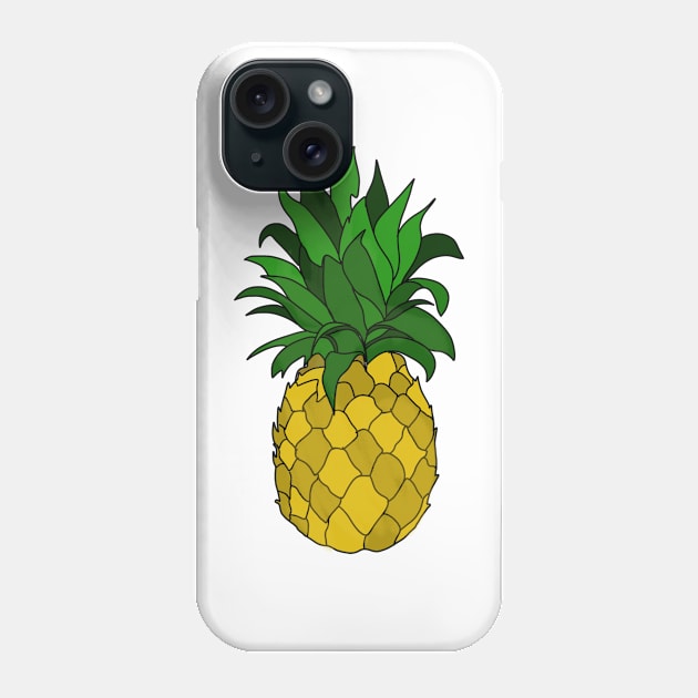 Pineapple Phone Case by Tatismallart