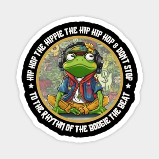 Hip Hop the Hippie the hip hop frog Magnet