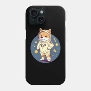 Doge Astronaut to the Moon with Dogecoin Phone Case