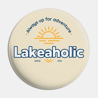 Lake Lover Fishing Boating Pin