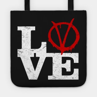 Love V for Vendetta Tote