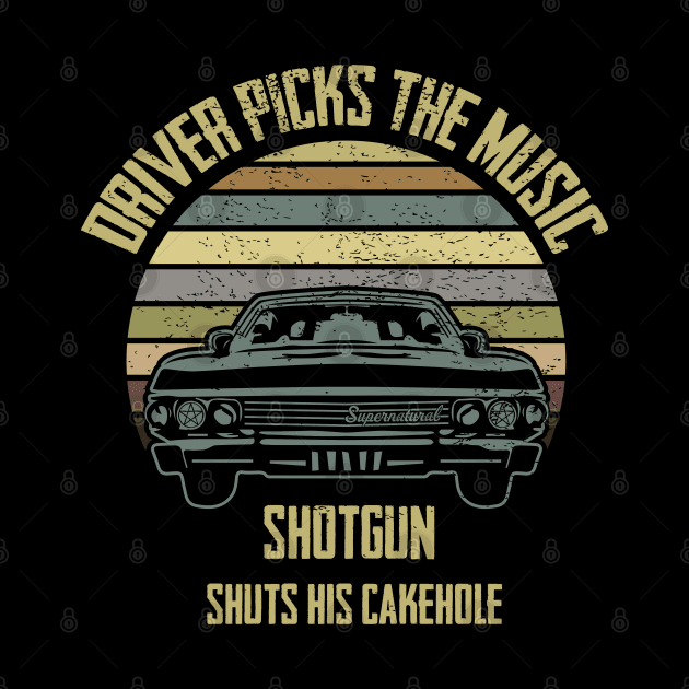 Driver picks the music shotgun shuts his cakehole by SALENTOmadness